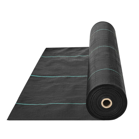 VEVOR vista frontal del rollo mostrando tamaño y color negro para cobertura duradera