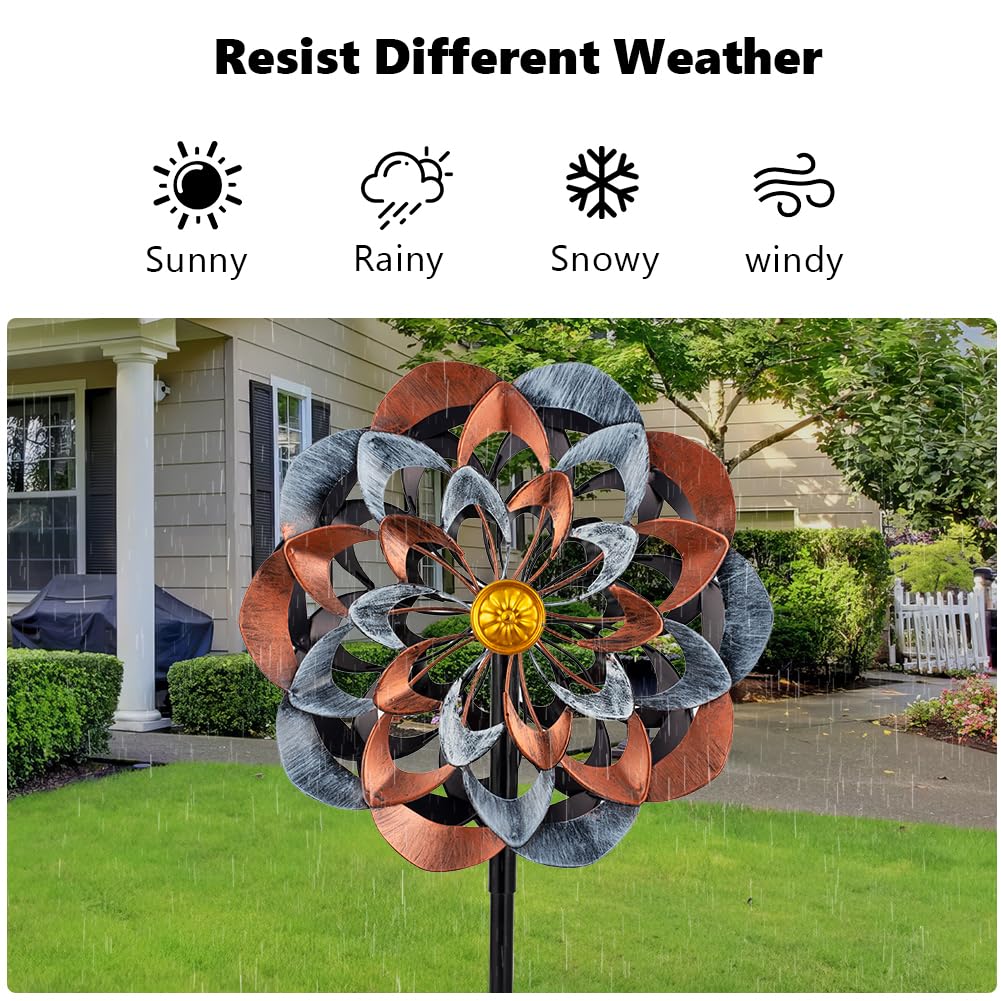 VEWOGARDEN poste con estaca de 5 puntas para fijación estable en suelo