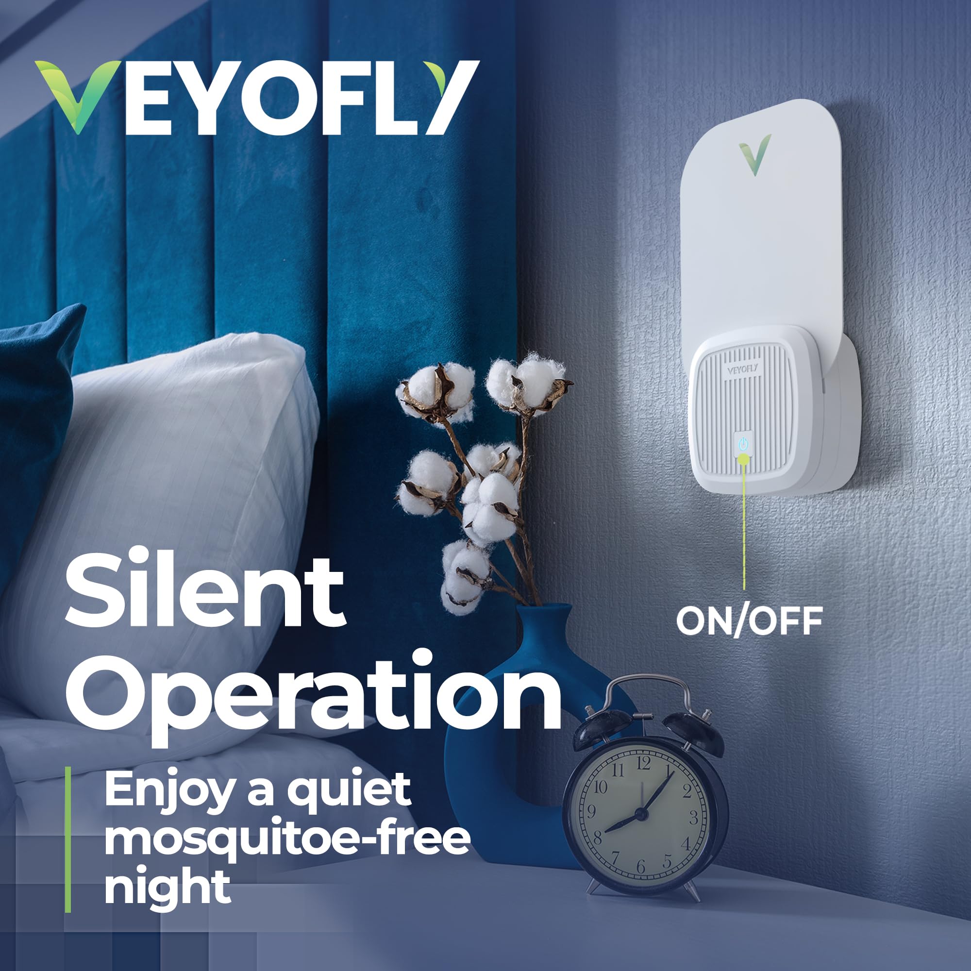 VEYOFLY en dormitorio manteniendo ambiente tranquilo y libre de moscas