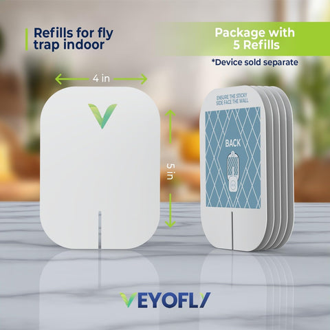 VEYOFLY primer plano del adhesivo extra-fuerte que atrapa moscas con confianza
