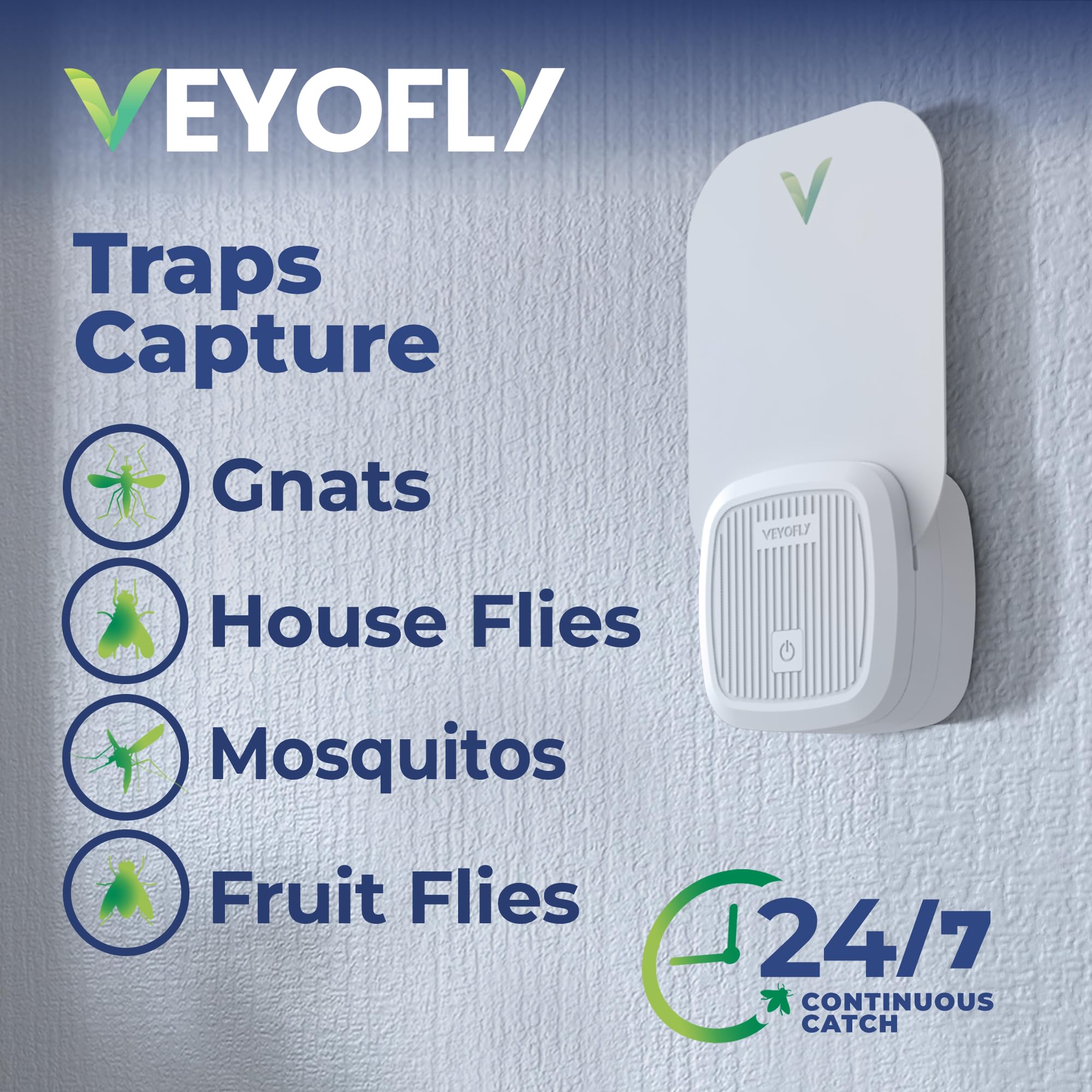 VEYOFLY tarjeta adhesiva abierta que captura insectos sin químicos