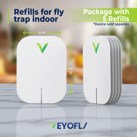VEYOFLY primer plano adhesivo fuerte que captura insectos eficazmente