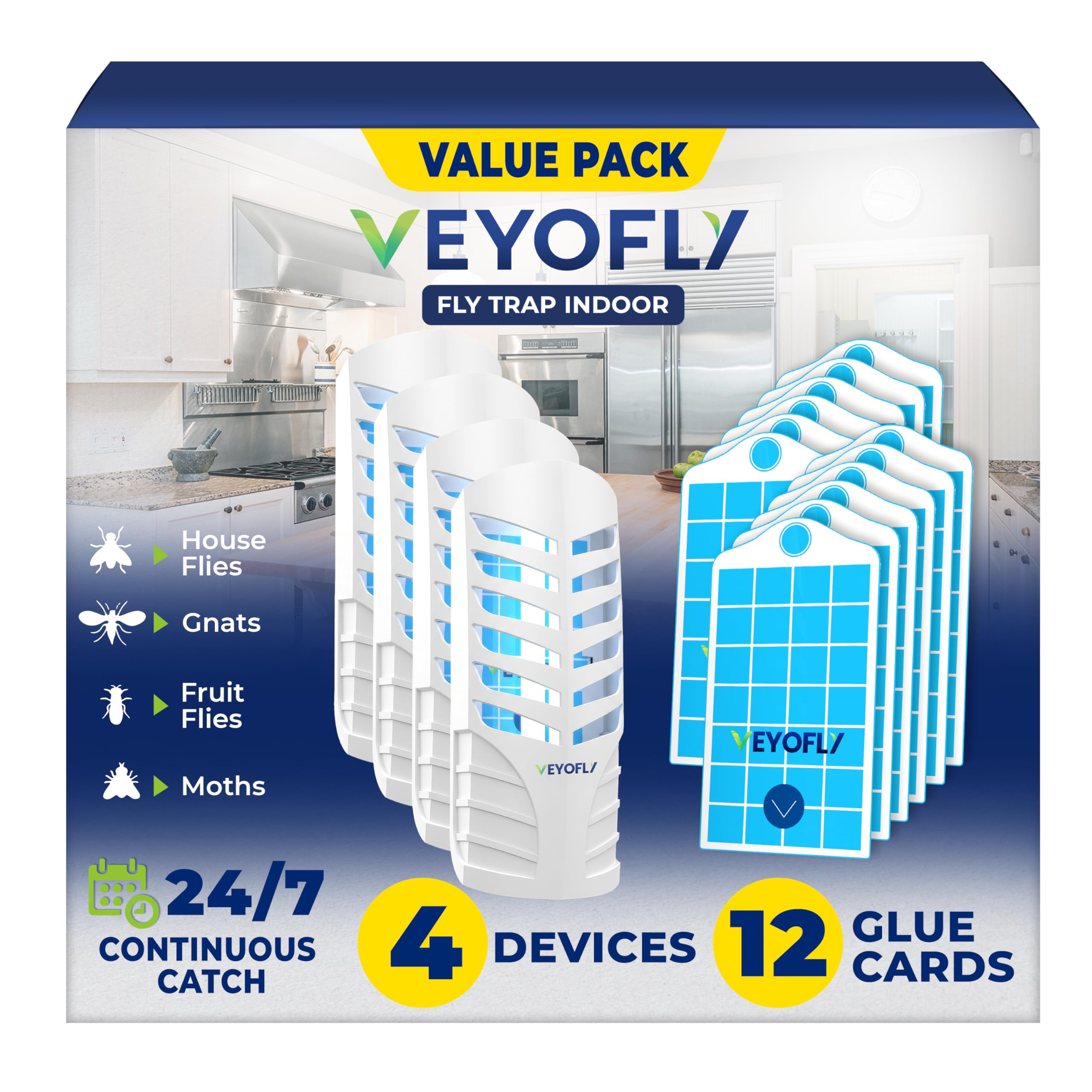 VEYOFLY dispositivo frontal mostrando diseño compacto y facilidad de uso