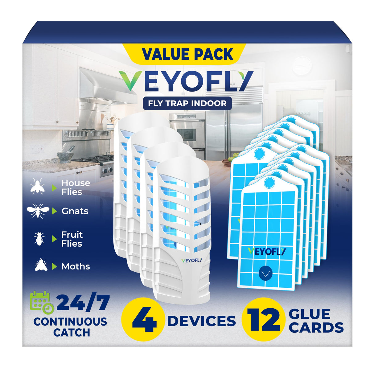 VEYOFLY dispositivo frontal mostrando diseño compacto y facilidad de uso