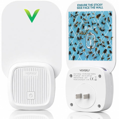 VEYOFLY vista frontal del dispositivo mostrando diseño minimalista y discreto