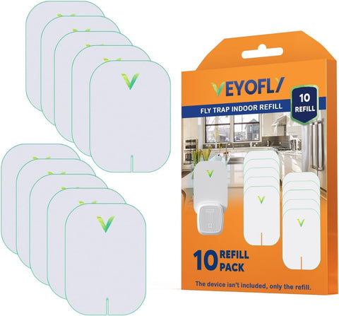 VEYOFLY empaque frontal 10 recambios muestra ahorro y compatibilidad