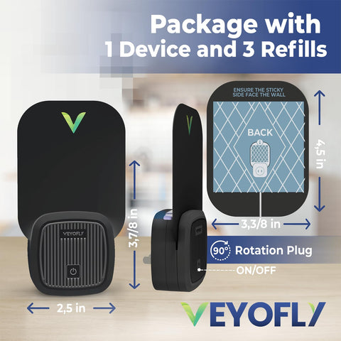VEYOFLY paquete con dispositivo y tres recambios listo para instalar