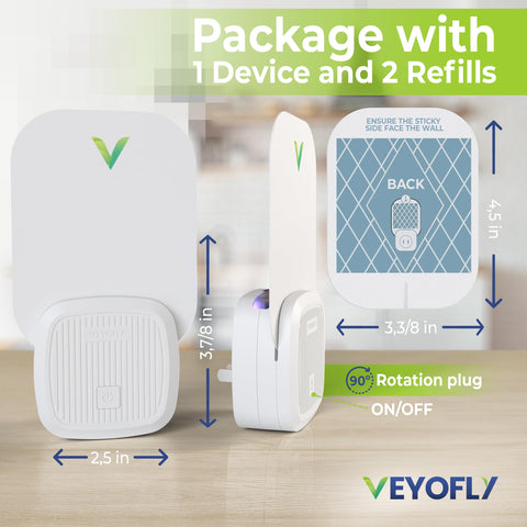 VEYOFLY paquete con dispositivo y dos recambios listo para instalar