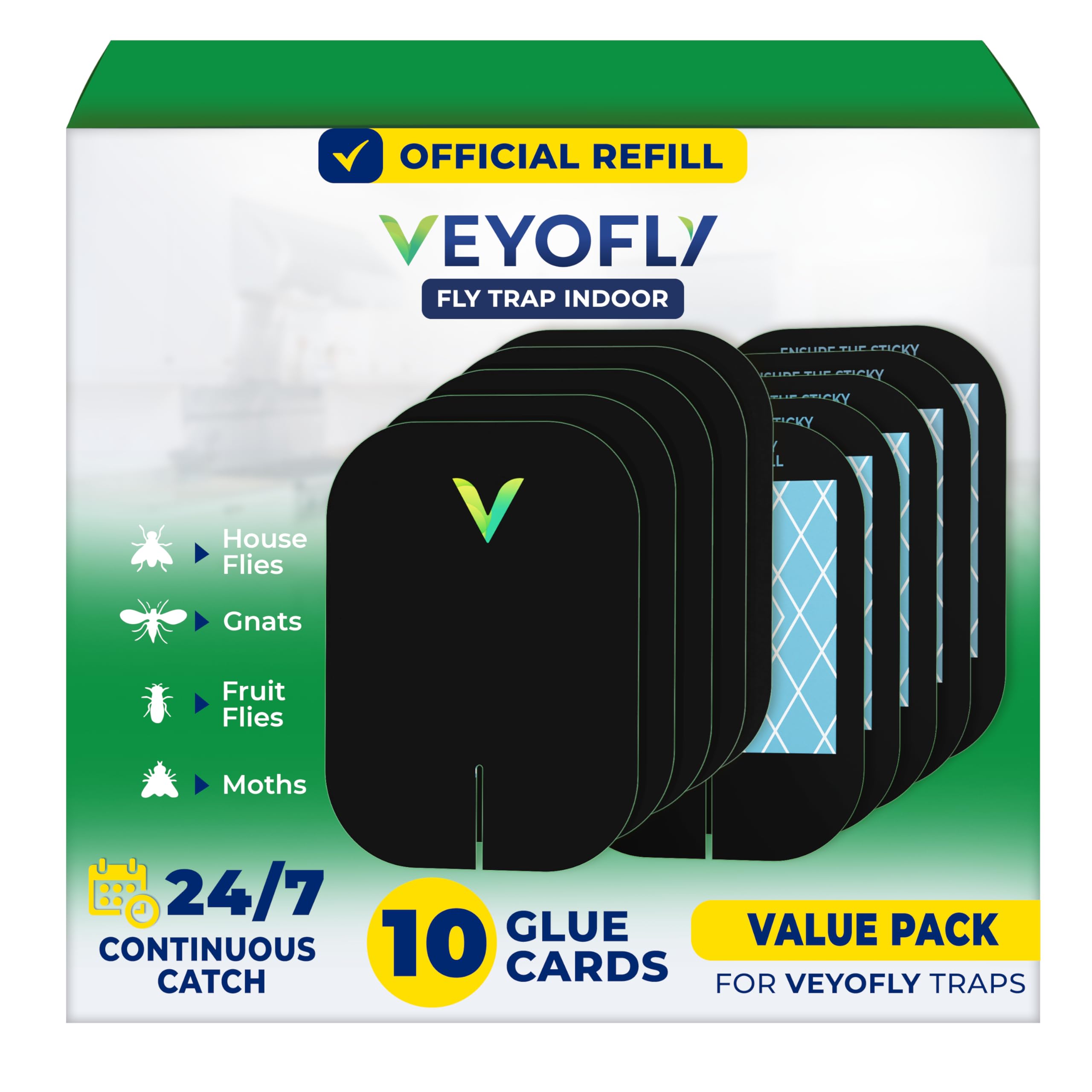 VEYOFLY lámina recambio vista frontal, instalación rápida y discreta