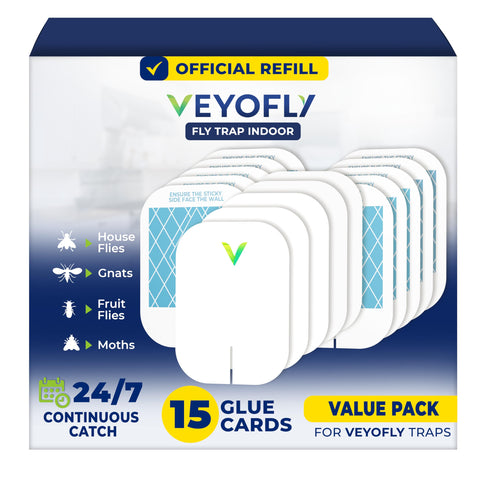 VEYOFLY paquete frontal con 15 recargas, solución sin químicos