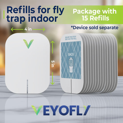 VEYOFLY detalle del adhesivo extra-fuerte, captura eficaz
