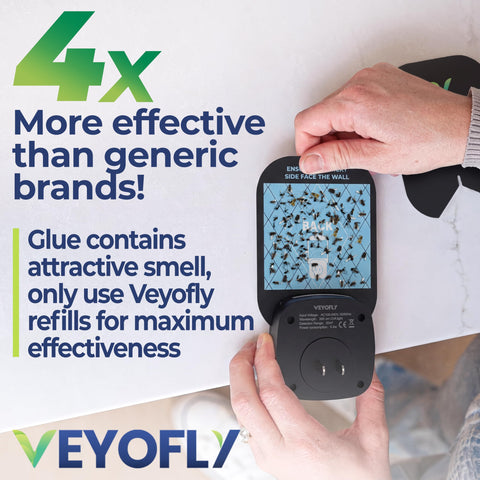 VEYOFLY seis tarjetas recambio incluidas para uso prolongado