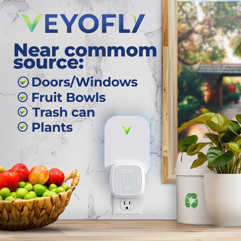 VEYOFLY primer plano de la superficie pegajosa que retiene insectos eficazmente