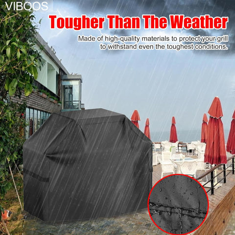VIBOOS funda colocada en parrilla en terraza para apariencia ordenada