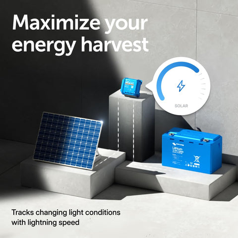 Victron Energy comparativa de tamaño, compacto y fácil de integrar