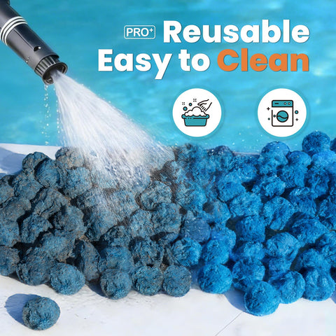 Vidapool producto en uso junto a piscina destacando agua clara y ahorro energético