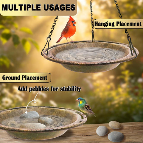 VIHSIPR cuenca usada como comedero atrayendo aves y variedad de especies
