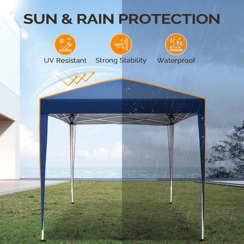 VINGLI carpa en uso en feria facilita ventas y sombra rápida