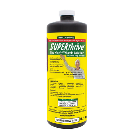 Vitamin Institute botella frontal mostrando SUPERthrive y beneficio de fortaleza radicular