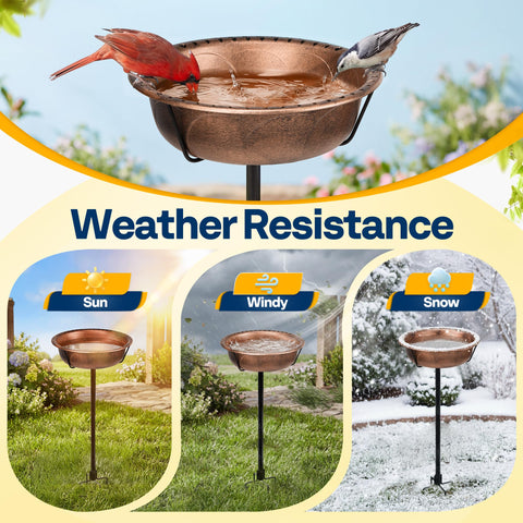 VIVOHOME acabado bronce retro resistente a la intemperie y elegante