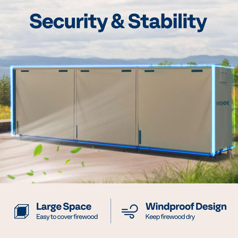 VIVOHOME en ambiente de jardín mostrando integración y protección exterior