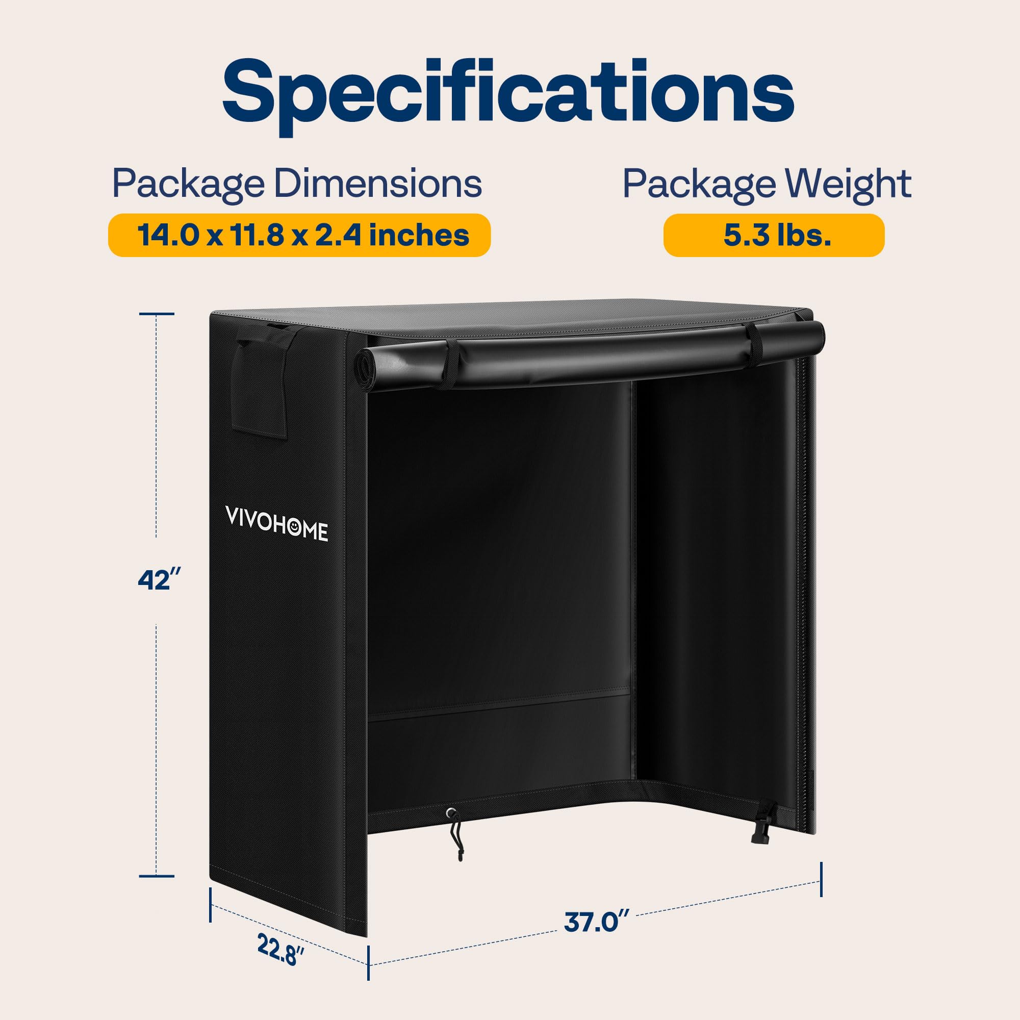 VIVOHOME funda colocada en leñero de 3ft para protección exterior
