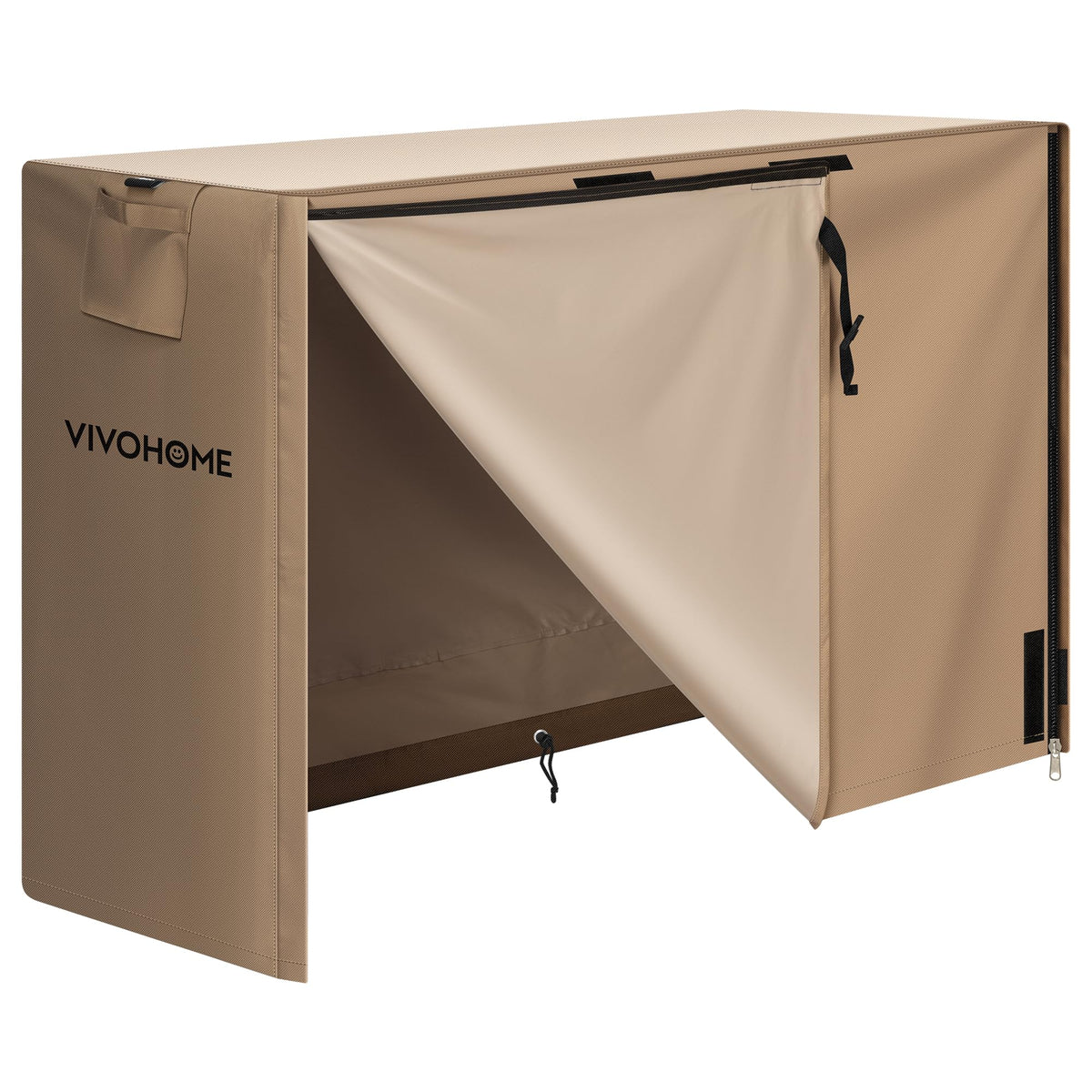 VIVOHOME funda frontal protegiendo leña y evitando humedad