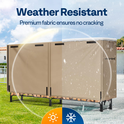 VIVOHOME primer plano tela 600D con doble recubrimiento impermeable