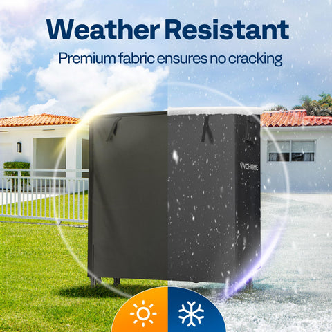 VIVOHOME textura de 600D Oxford resistente que protege la leña