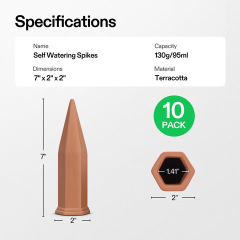 VIVOSUN empacado 10 unidades ideal para múltiples macetas