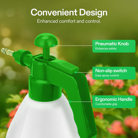 VIVOSUN pulverizador en uso regando plantas para aplicación uniforme