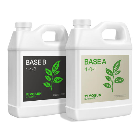 VIVOSUN frascos frontales mostrando el pack y claridad del producto para fácil identificación