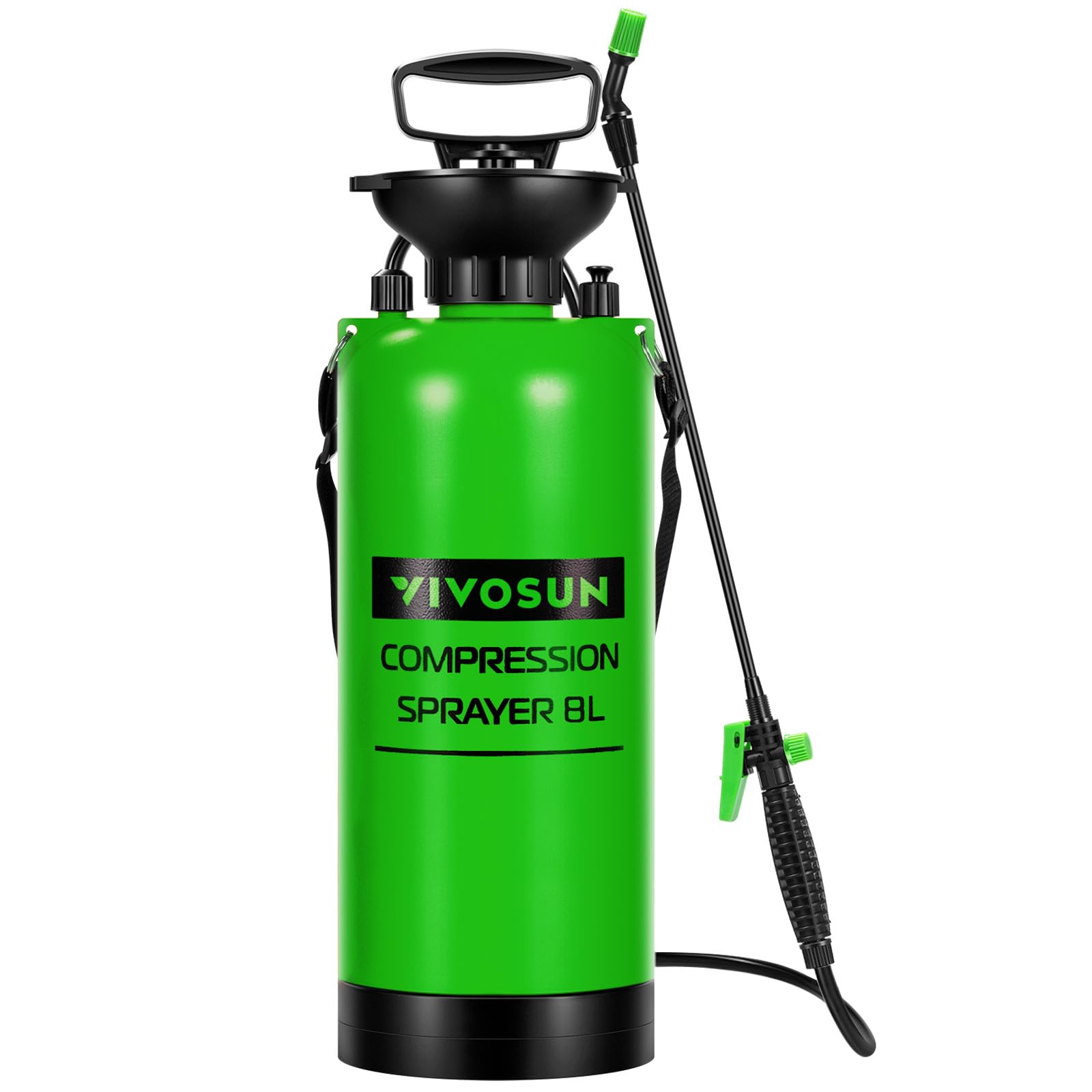 VIVOSUN vista frontal del pulverizador con depósito visible y capacidad
