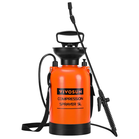 VIVOSUN vista frontal del envase robusto y portátil para jardinería