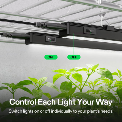 VIVOSUN instalación colgada con cable para posicionar luz sobre plantas