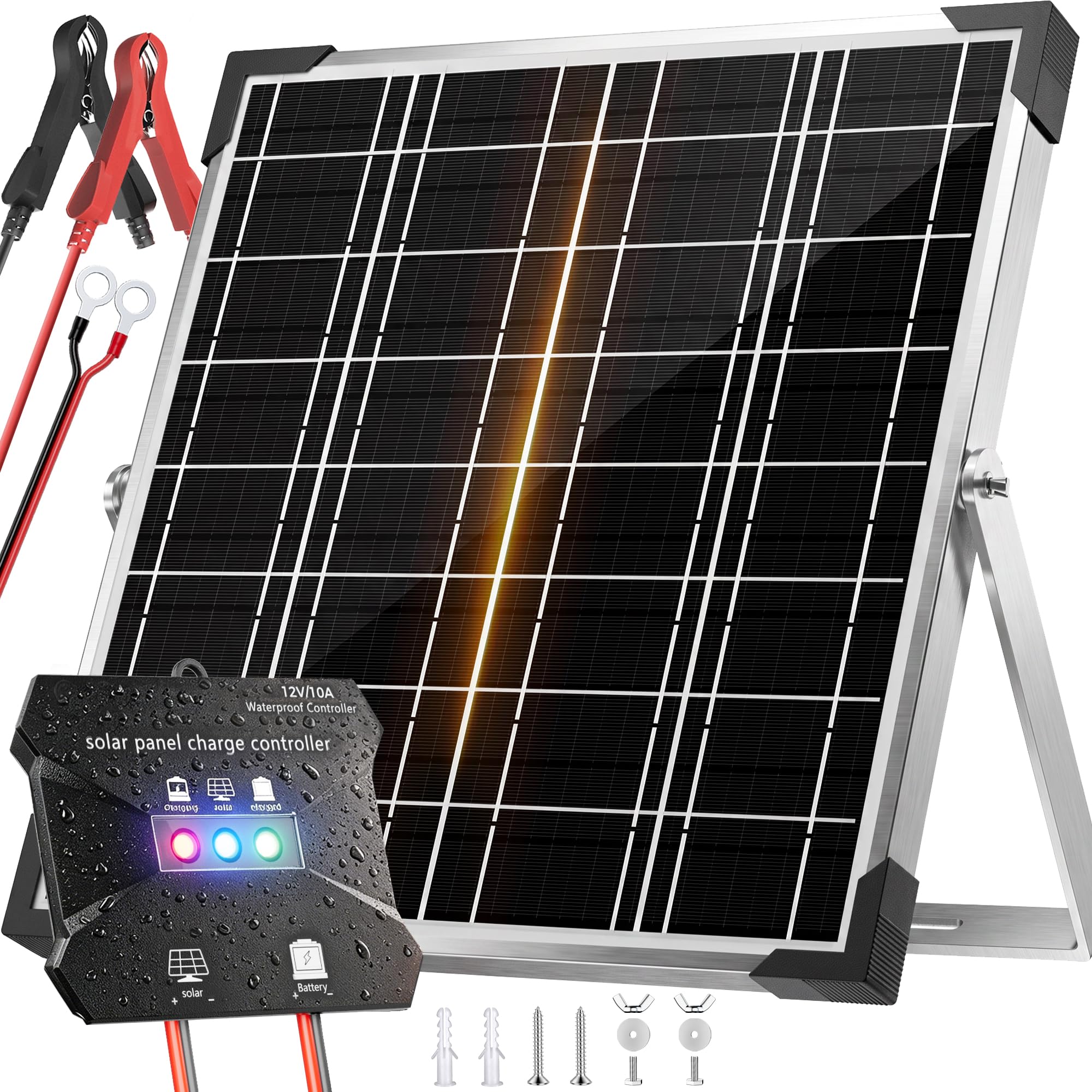 Voltset panel frontal mostrando diseño resistente y eficiencia
