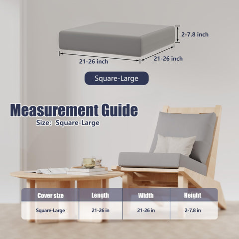 Vorshape ambiente terraza con fundas, aspecto neutro que combina