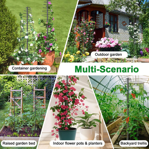 VRIEZOP enrejado en jardín con plantas floridas mostrando aspecto decorativo