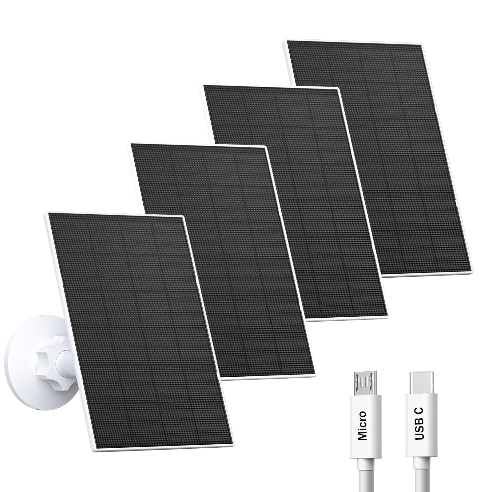 VUEBEE panel solar frontal mostrando diseño compacto y carga confiable