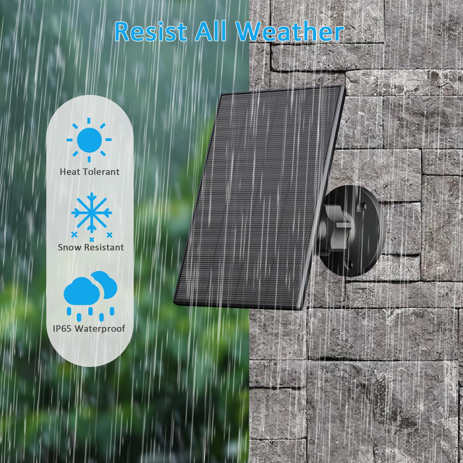 VUEBEE soporte ajustable 360 grados que permite orientar panel y captar más sol