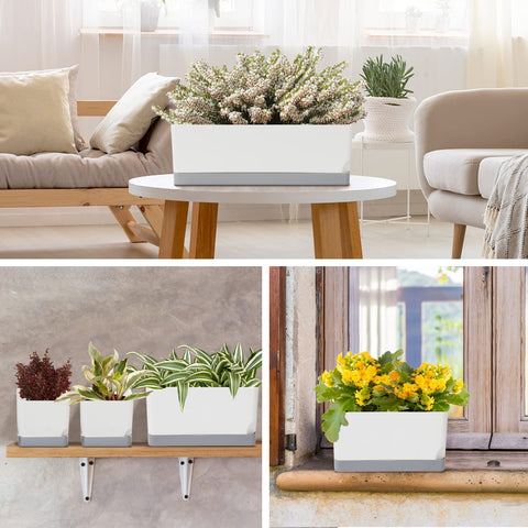 Vugosson ambiente doméstico con macetas integradas en decoración interior