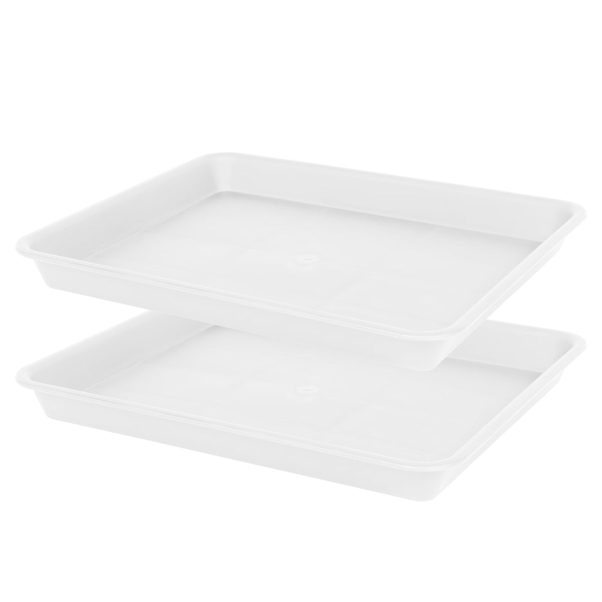 VUWEZ bandeja frontal empaquetada mostrando tamaño y color crema, protección de superficies