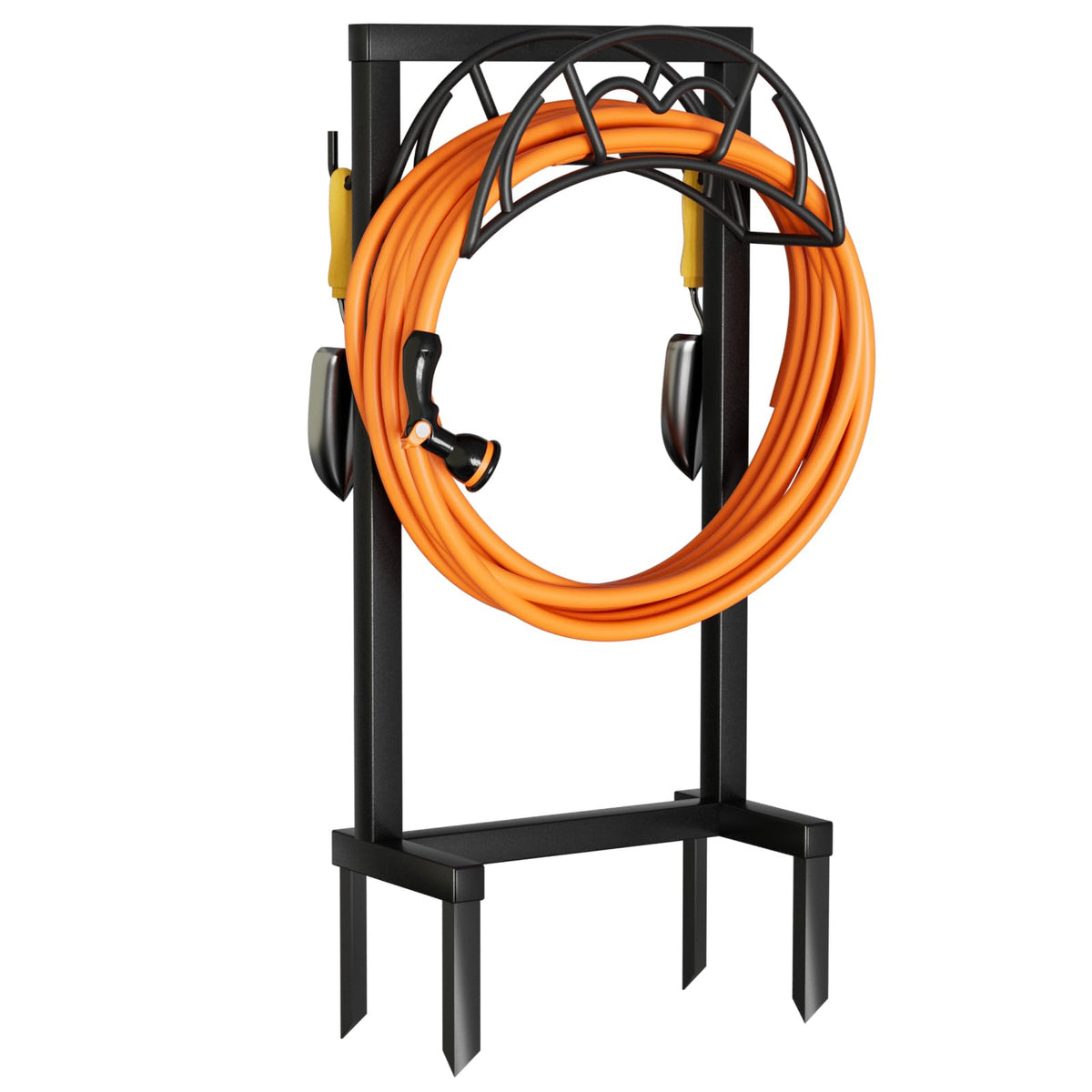 VyGrow vista frontal del soporte organizador, aspecto ordenado y estable