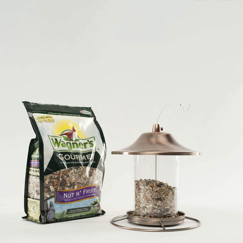 Wagner's close-up de frutos y nueces, muestra calidad y atractivo alimenticio