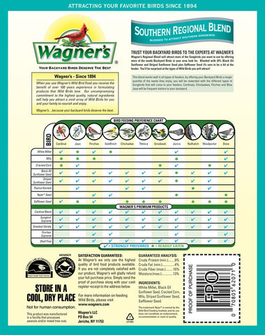 Wagner's primer plano de semillas, detalle que muestra calidad y variedad