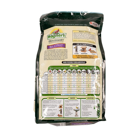 Wagner's primer plano de textura de mezcla, revela frutas y nueces nutritivas