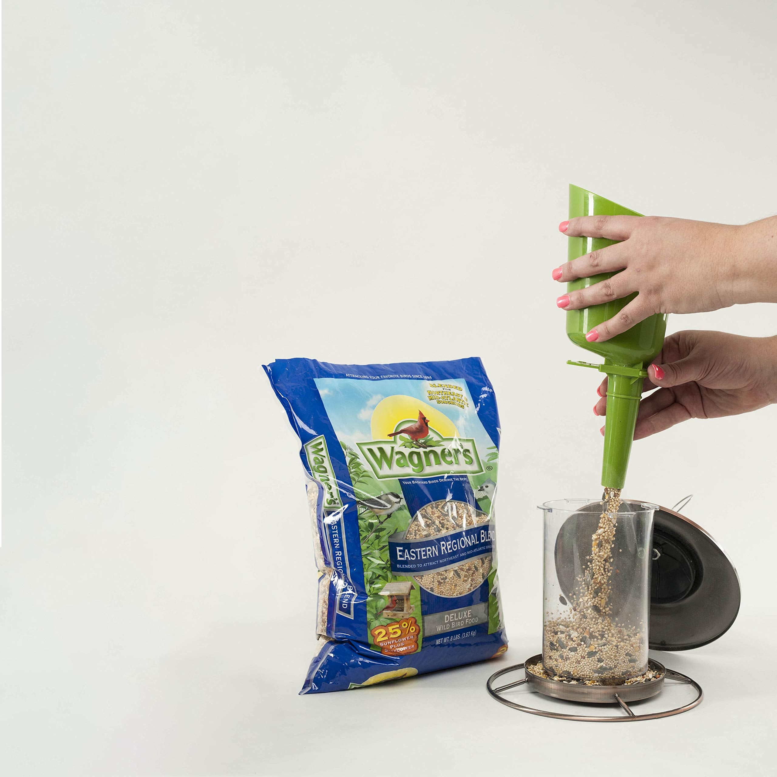 Wagner's etiqueta con ingredientes y beneficios, tranquilidad informativa