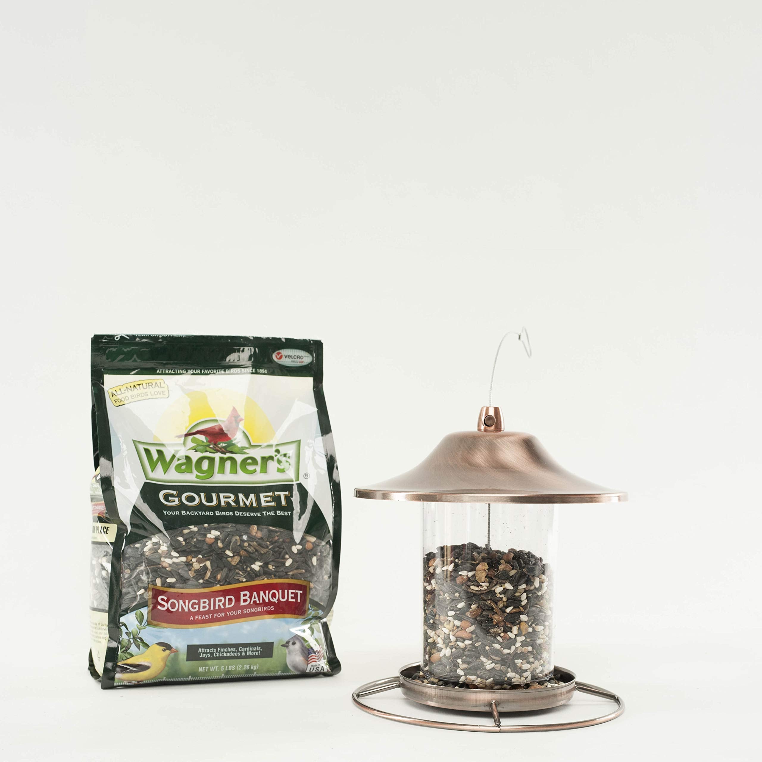 Wagner's etiqueta con lista de ingredientes naturales y calidad
