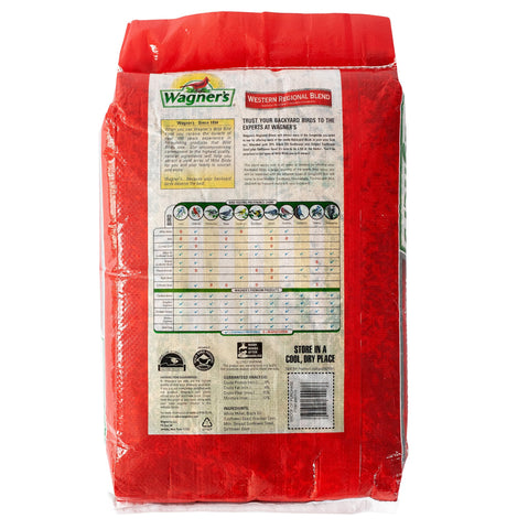 Wagner's detalle de semillas mixtas destacando calidad y variedad nutritiva