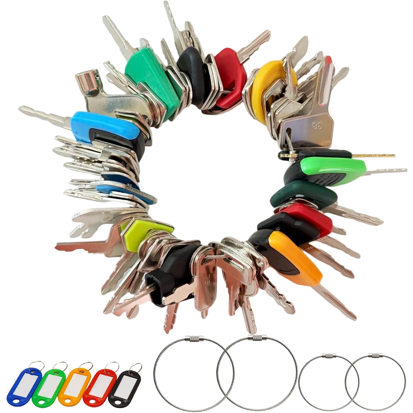 WAHLIN PARTS paquete frontal de 75 llaves, solución rápida para maquinaria